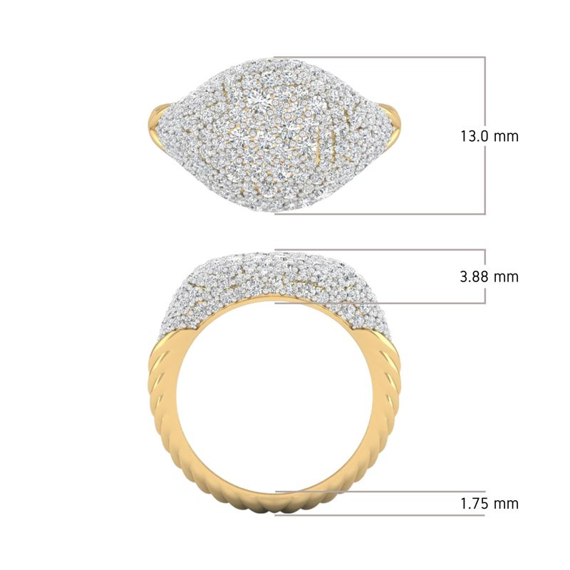 Pave Dome Ring