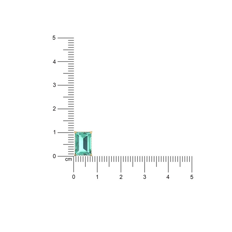 Mint Emerald Studs