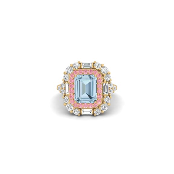 Blush Halo Ring
