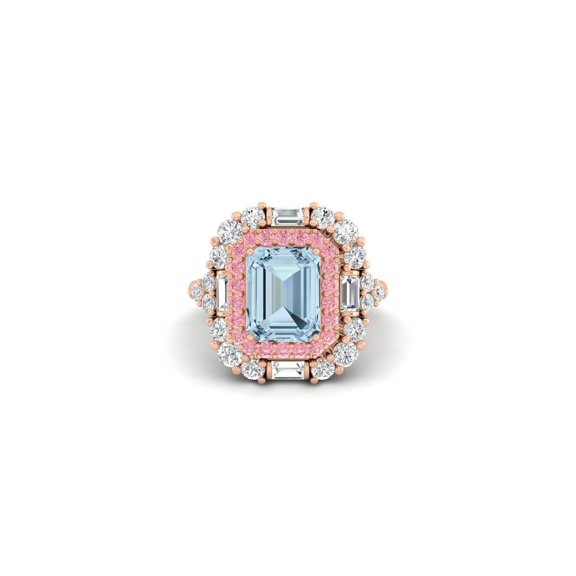Blush Halo Ring