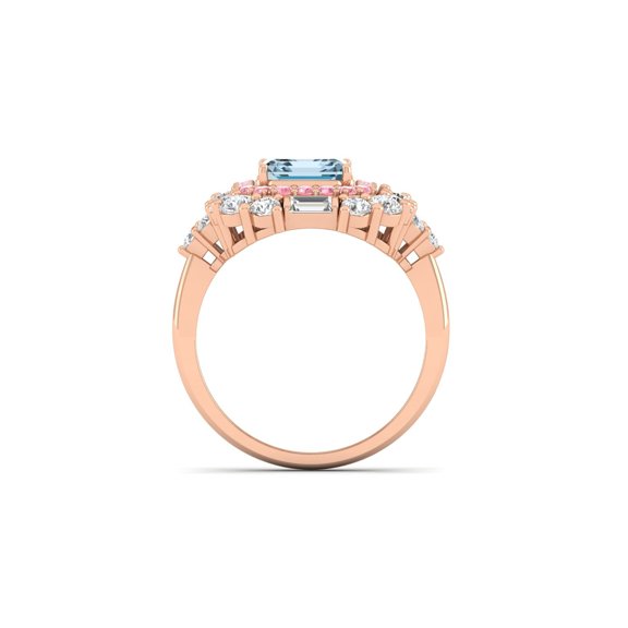Blush Halo Ring