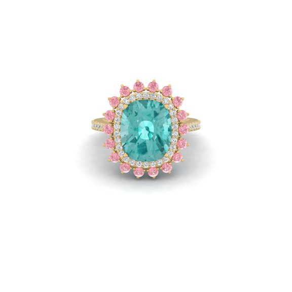Aqua Bloom Ring