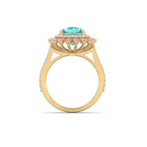 Aqua Bloom Ring