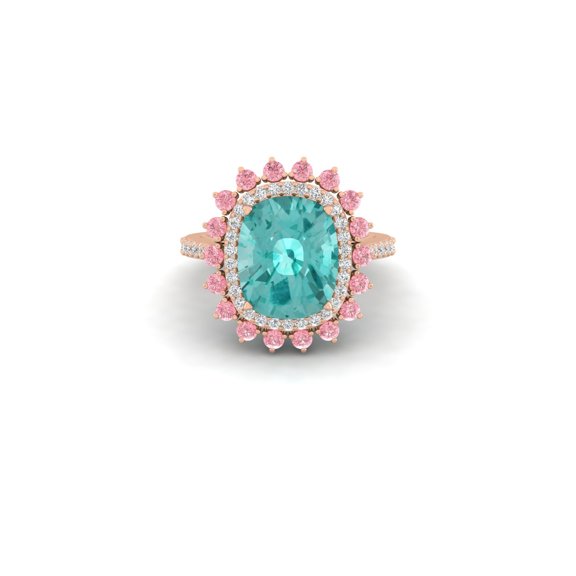 Aqua Bloom Ring