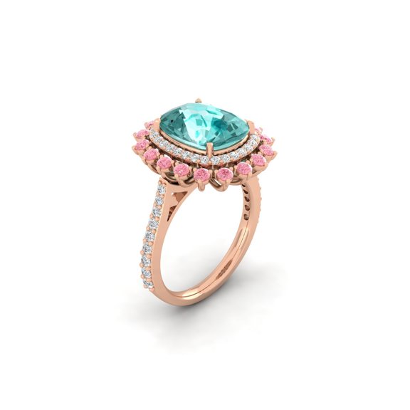 Aqua Bloom Ring