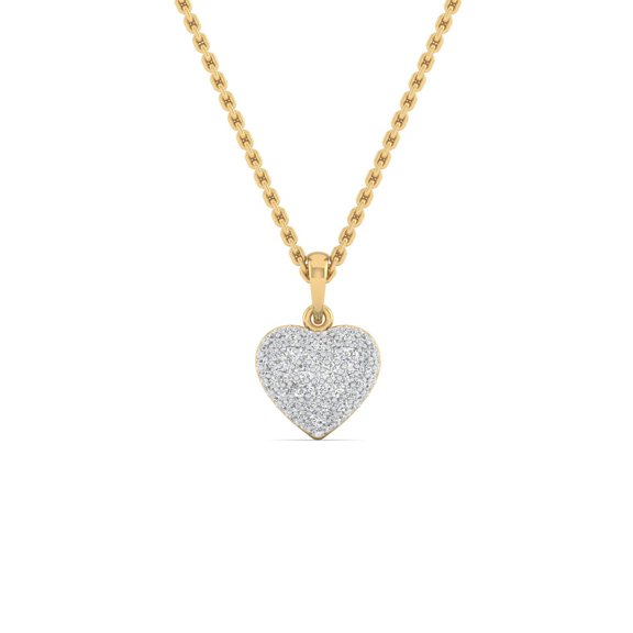 Pave Heart Pendant