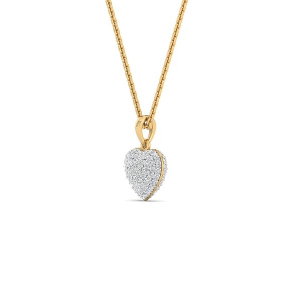 Pave Heart Pendant