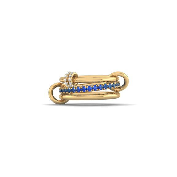 Sapphire Link Ring