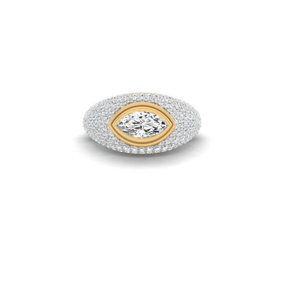 Marquise Pave Ring