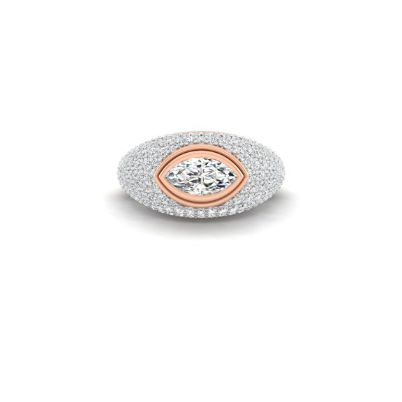 Marquise Pave Ring