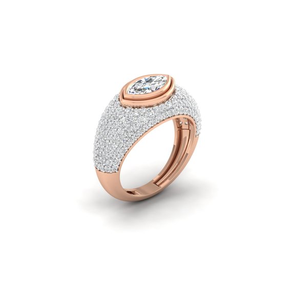 Marquise Pave Ring
