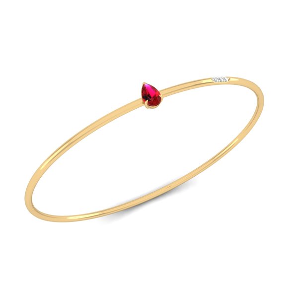 Pear Ruby Bangle