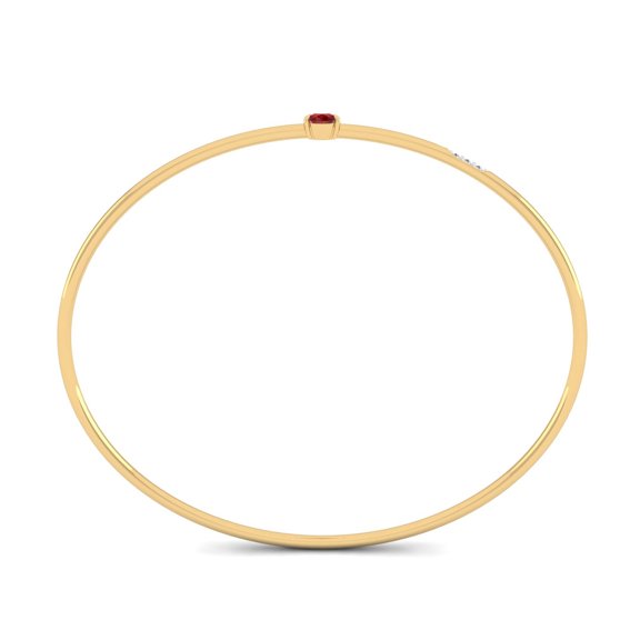 Pear Ruby Bangle