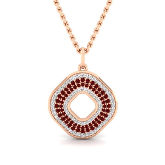 Scarlet Halo Pendant