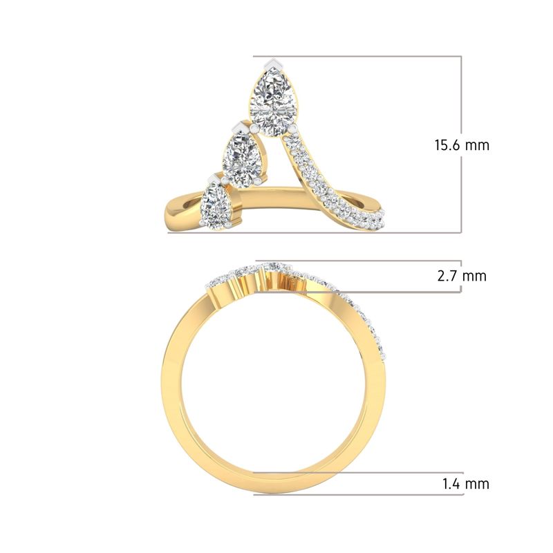 Eclipse Diamond Ring