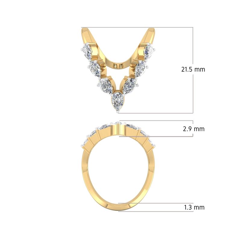 Crescent Glow Ring