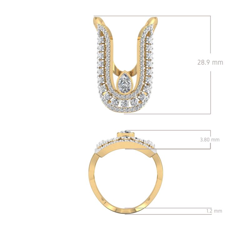 Celeste Loop Ring