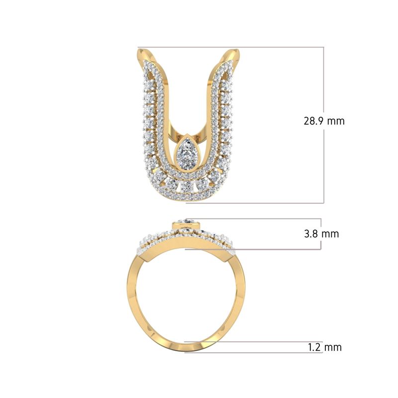 Celeste Loop Ring