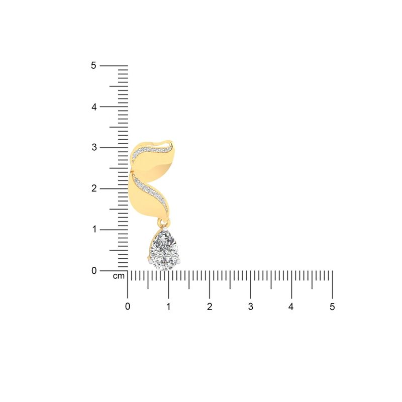 Fluid Crest Drop Earrings