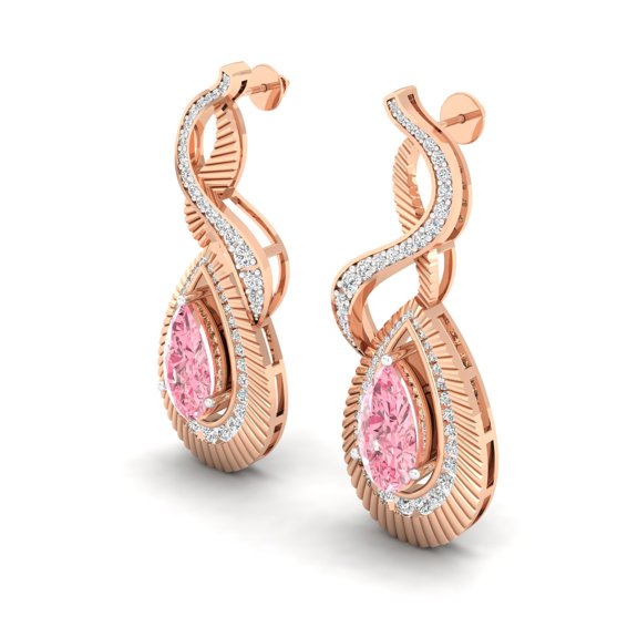 Eternal Flame Drop Earrings