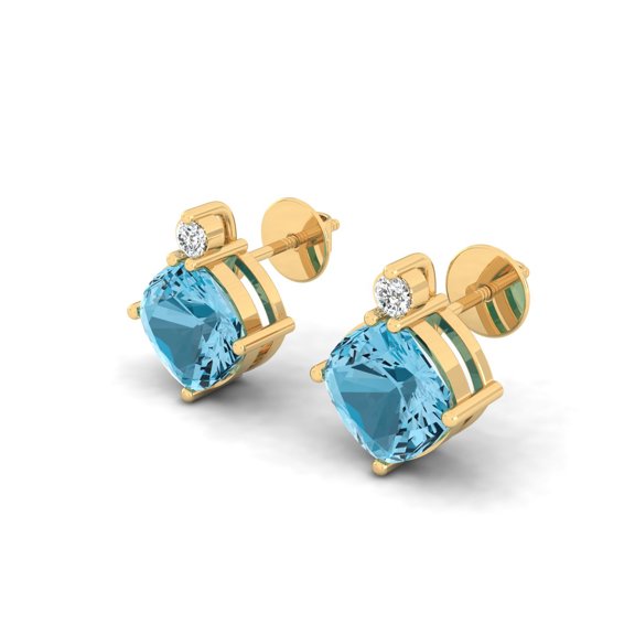 Aqua Gleam Studs