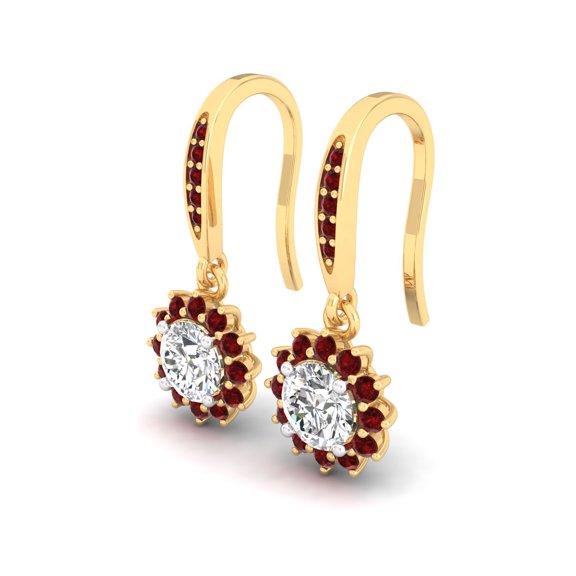 Rouge Halo Earrings