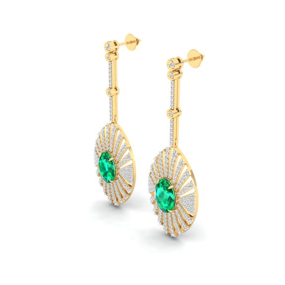 Emerald Fan Drops