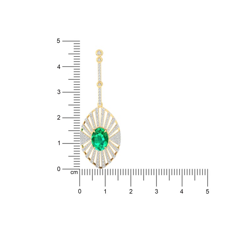 Emerald Fan Drops