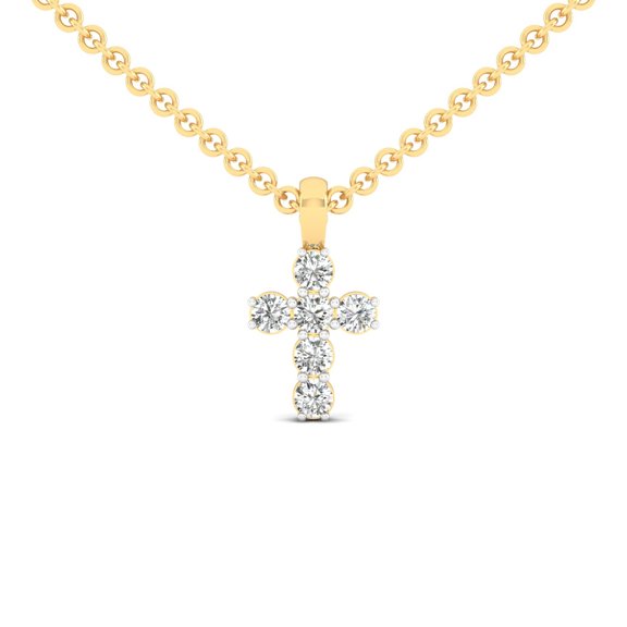 Diamond Cross Pendant