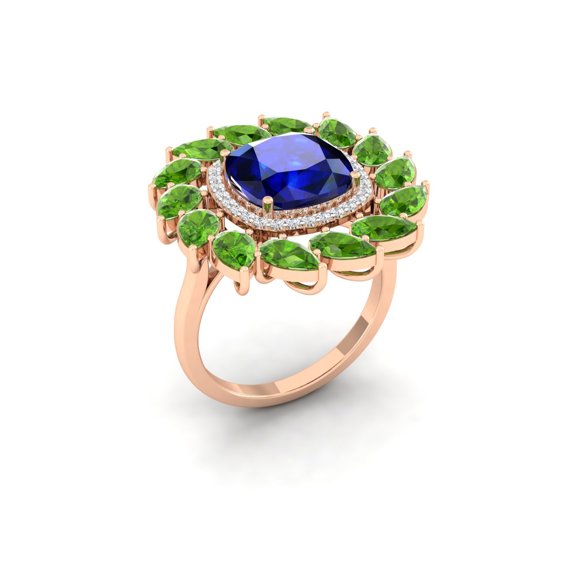 Sapphire Garden Ring