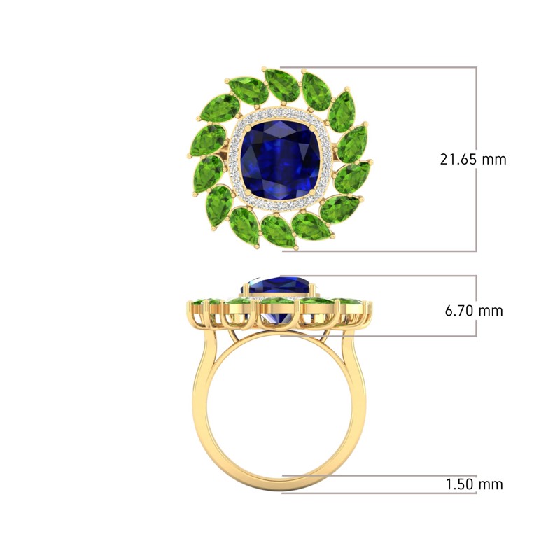 Sapphire Garden Ring