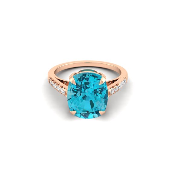 Aqua Marquise Ring