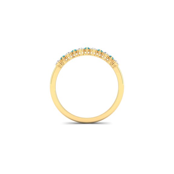 Aqua Tiara Ring