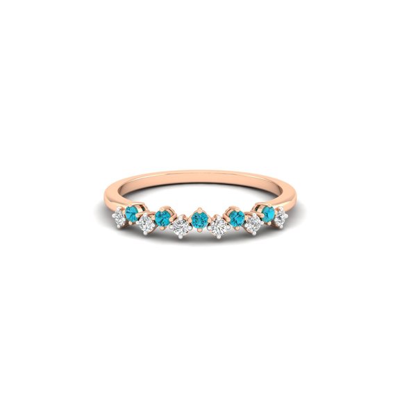 Aqua Tiara Ring
