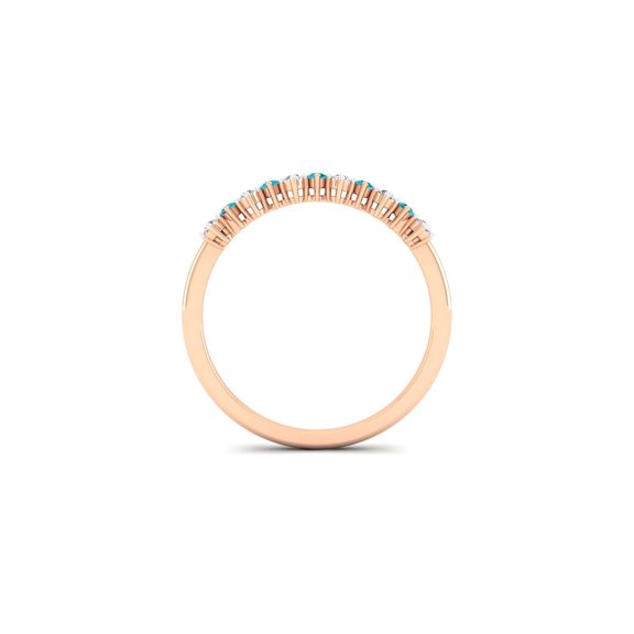 Aqua Tiara Ring