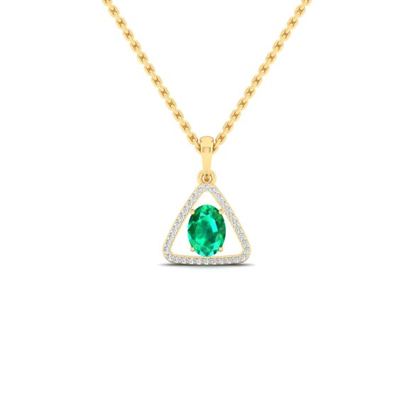 Emerald Triangle Pendant