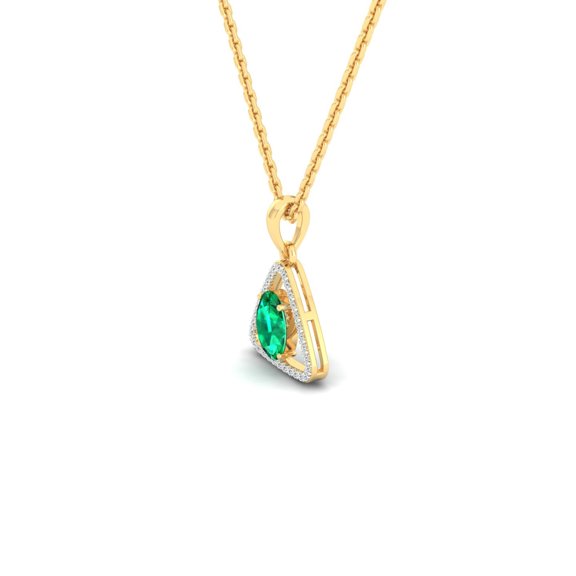Emerald Triangle Pendant