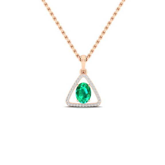 Emerald Triangle Pendant