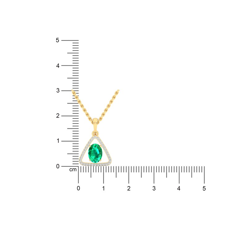 Emerald Triangle Pendant
