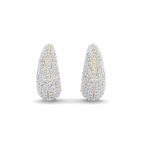 Luna Pave Hoops