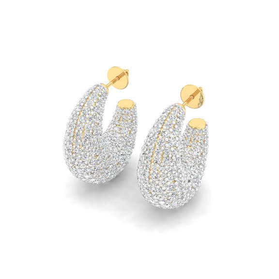 Luna Pave Hoops