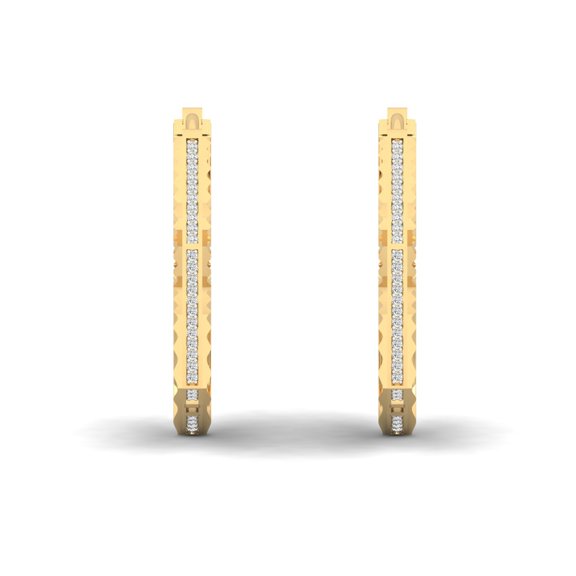 Hexa Edge Earring