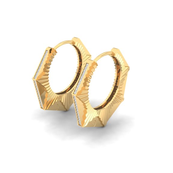 Hexa Edge Earring