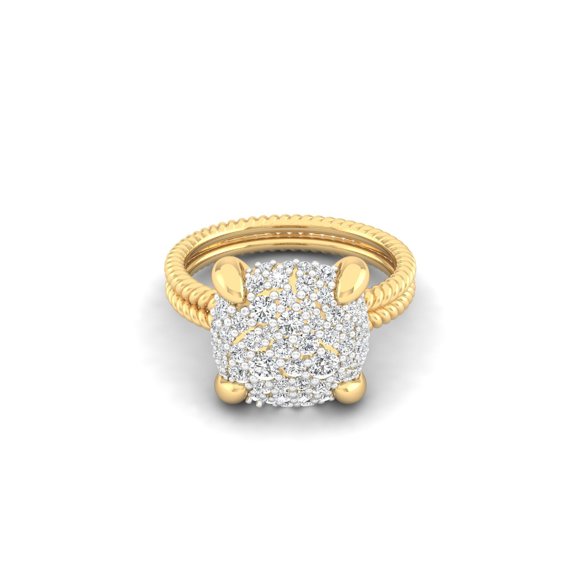 Round Pave Ring