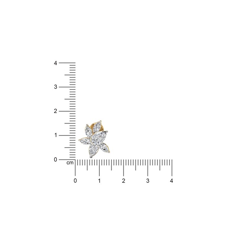 Cluster Diamond Earrings