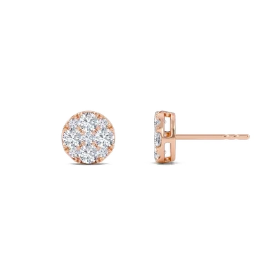 Plate Stud Earrings