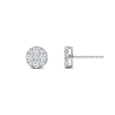 Plate Stud Earrings
