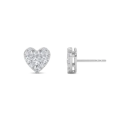 Heart Stud Earrings