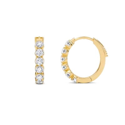 Scaloop Huggie Earrings