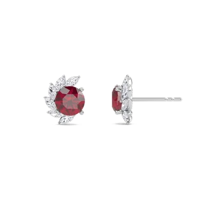 Iris Stud Earrings